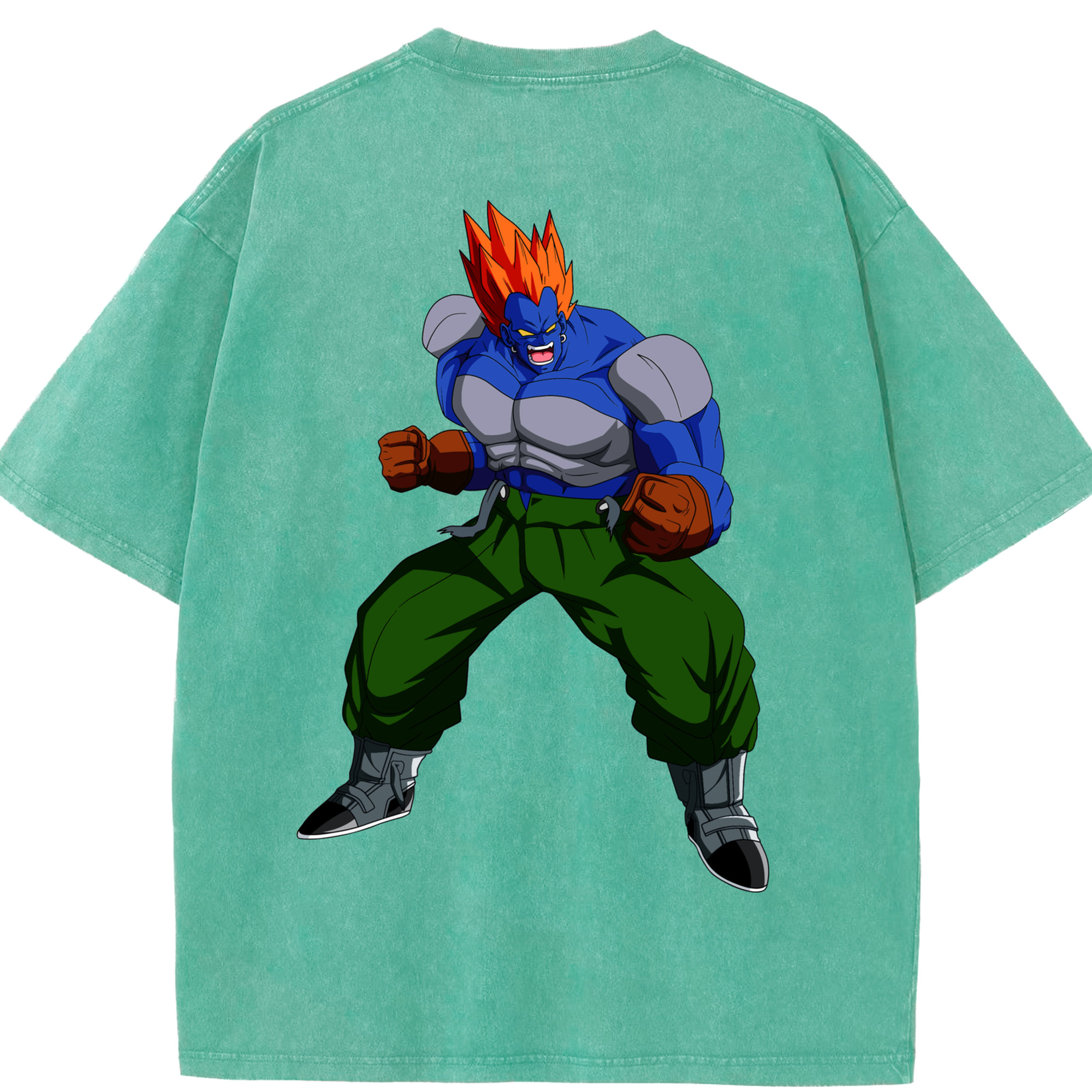 （画像用） ドラゴンボール DRAGON BALL 綿100% ヴィンテージ風 半袖Tシャツ（背面プリント）